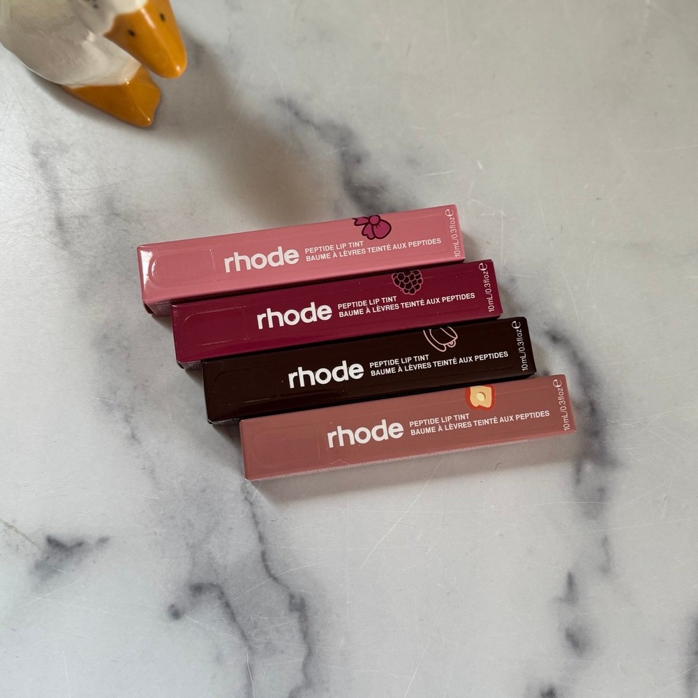 Rhode Scented Peptide Lip Tint Set of 4 Limited Edition Birthday Edit